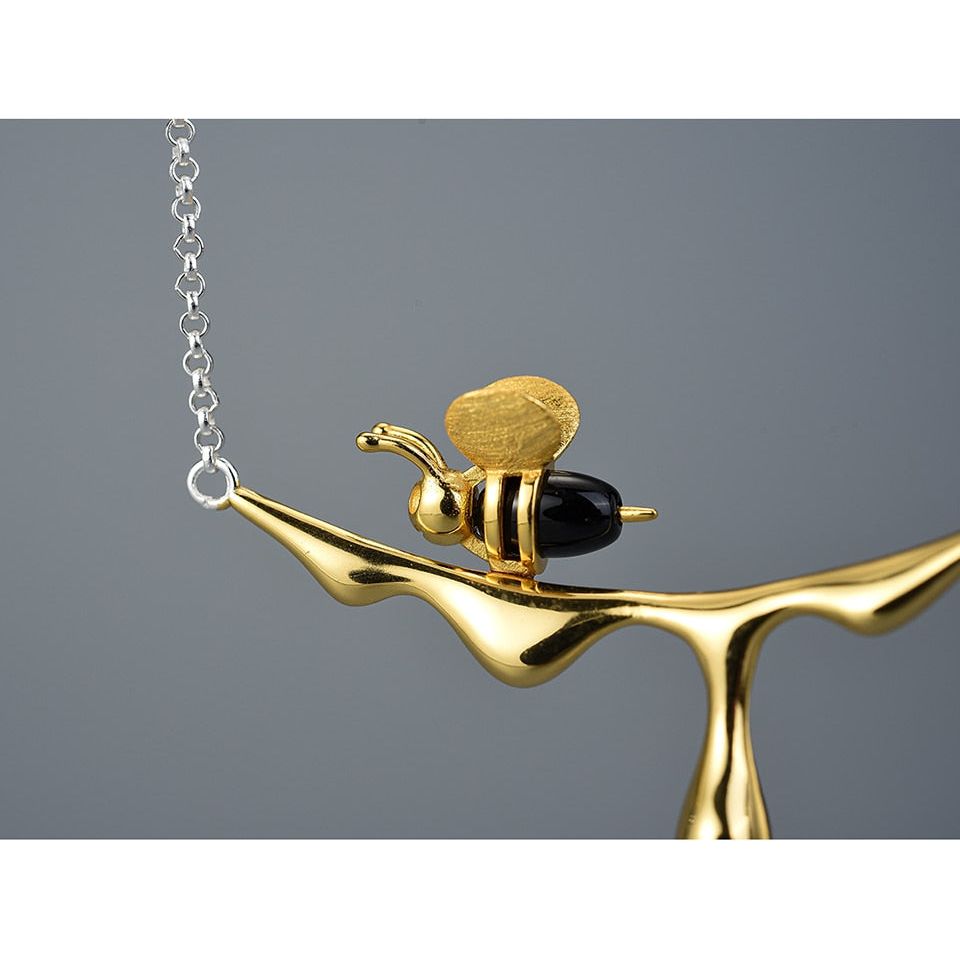 Dripping Honey Pendant Necklace